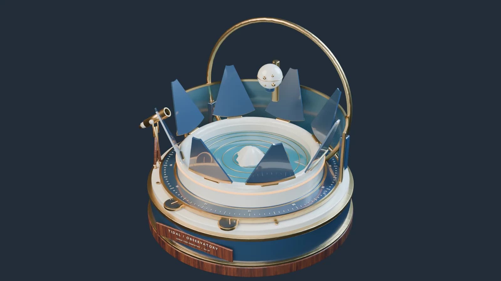 Tidal Theory Example Graspable 0.19.6: a Blender model in a WebXR scene, and a faster USD ...